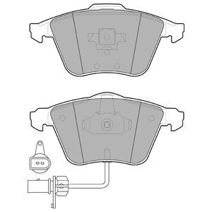 Audi A4 Ön Fren Balatası 320 mm Disk İçin 2005-2008 DELPHI