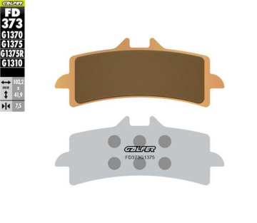 Ducati Multistrada V4 S Ön Fren Balatası 2021 Sonrası GALFER SİNTER METAL SERAMİK SPORT