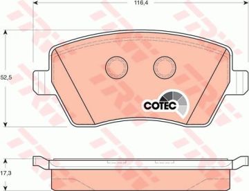 Renault Clio 4 Ön Fren Balatası 1.2 TCe 120 Beygir 2012-2019 TRW