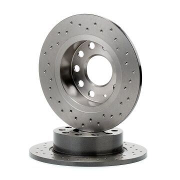 Volkswagen Scirocco Performanslı Arka Fren Diski 2.0 TFSI 200 Beygir 253 mm Çap Delikli 2009-2017 BREMBO XTRA
