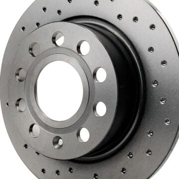 Volkswagen Scirocco Performanslı Arka Fren Diski 2.0 TFSI 200 Beygir 253 mm Çap Delikli 2009-2017 BREMBO XTRA