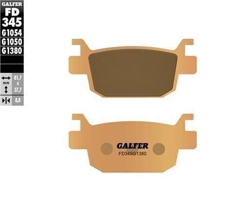 RKS Velloce 150 Arka Fren Balatası 2023 Sonrası GALFER SİNTER METAL SCOOTER