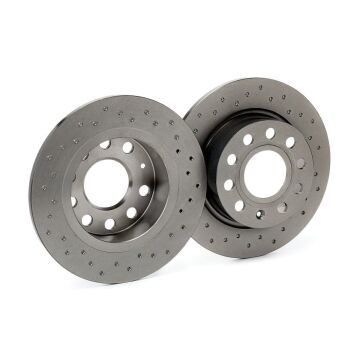Volkswagen Jetta 4 Performanslı Arka Fren Diski 1.6 TDI 105 Beygir 253 mm Çap Delikli 2011 Sonrası BREMBO XTRA