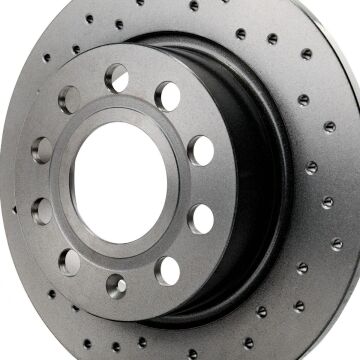 Volkswagen Jetta 4 Performanslı Arka Fren Diski 1.6 TDI 105 Beygir 253 mm Çap Delikli 2011 Sonrası BREMBO XTRA