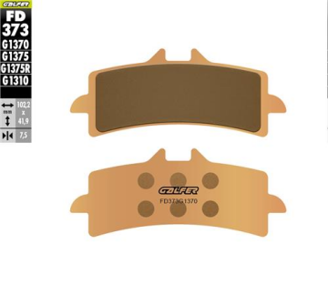 Ducati Multistrada V4 S Sport Ön Fren Balatası 2021 Sonrası GALFER SİNTER METAL