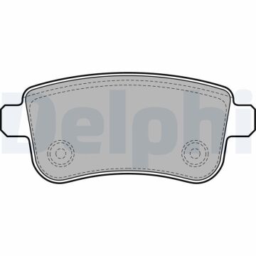 Renault Megane 3 RS Arka Fren Balatası 2.0 Turbo Elektrikli El Freni 2009-2015 DELPHI