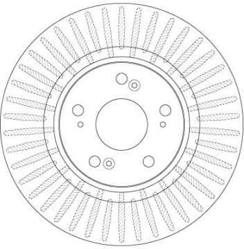 Honda Accord 9 Ön Fren Diski 296 mm Çap 2009-2015 TRW