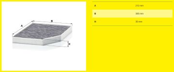 BMW 3 Serisi G20 320i Karbonlu Polen Filtresi 1.6 Turbo 170 Beygir 2019 Sonrası MANN