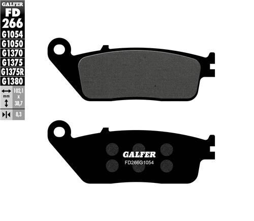 Honda Forza 250 Ön Fren Balatası 2018 Sonrası GALFER YARI METAL