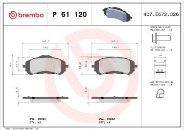 Opel Astra L Ön Fren Balatası 1.2 Turbo 130 Beygir 2022 Sonrası BREMBO