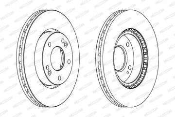 Hyundai Tucson Ön Fren Diski 280 mm Çap 2004-2010 FERODO