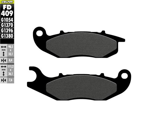 Aprilia Sr Gt 200 Ön 2022 Sonrası GALFER YARI METAL