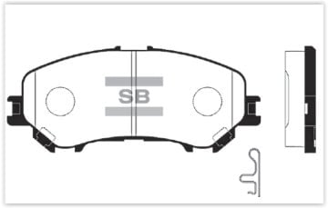 Nissan Qashqai J11 Ön Fren Balatası 2014-2021 SANGSIN HI-Q