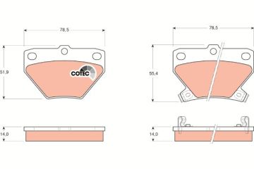 Toyota Yaris Arka Disk Fren Balatası 1999-2005 TRW