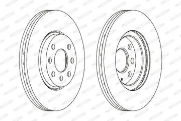 Opel Corsa C 1.4 Benzinli Ön Fren Diski 260 mm Çap 2001-2006 FERODO