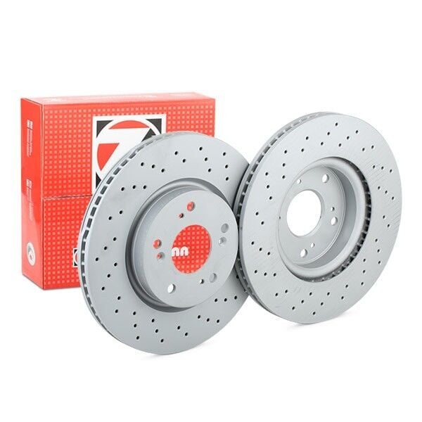 Honda Civic 9 Hatchback Performanslı Ön Fren Diski 1.6 Dtec FK3 293 mm Çap Delikli 2012-2016 ZIMMERMANN