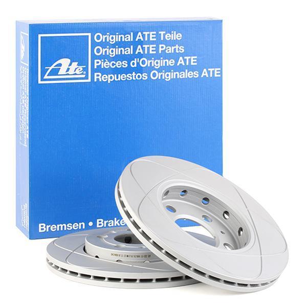 Volkswagen Polo 4 Performanslı Fren Diski Ön 1.4 16V 256 mm Çizgili 2002-2009 ATE POWER DISC