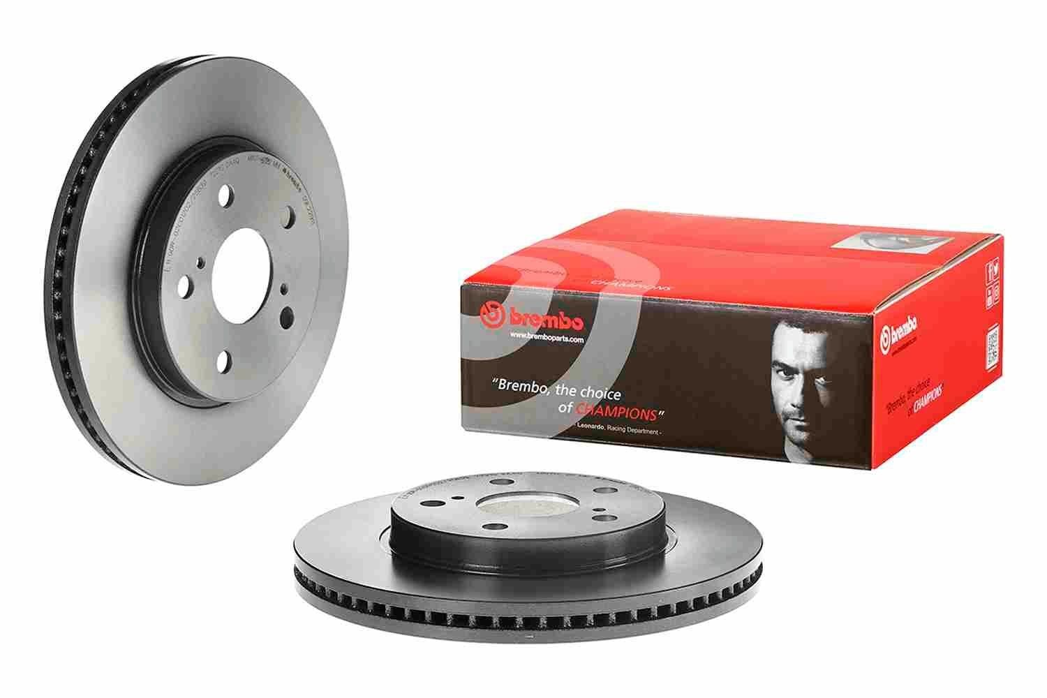 Toyota Corolla E21 Kasa Ön Fren Diski 1.2 T 116 Beygir 282 mm Çap 2018 Sonrası BREMBO