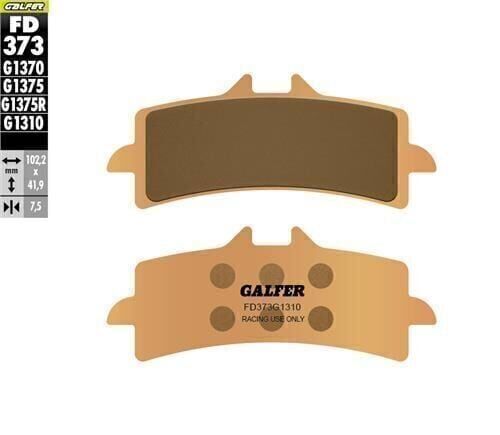 Suzuki GSX-R 1000 Ön Fren Balatası 2012 2015 Arası GALFER SİNTER METAL RACING