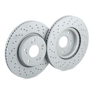 Honda Civic Performanslı Ön Fren Diski 1.5 Turbo Hatchback FK7 293 mm Çap Delikli 2017-2022 ZIMMERMANN