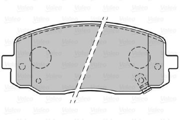 Hyundai i10 Ön Fren Balatası 1.1 Benzinli 2008-2012 VALEO