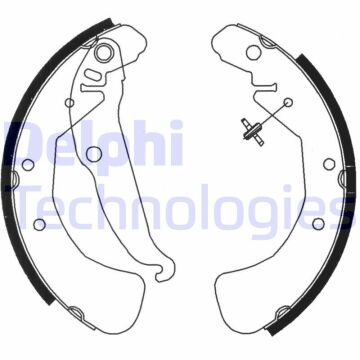 Opel Astra H Arka Kampana Fren Balatası 1.6 16V 115 Beygir 2005-2010 DELPHI