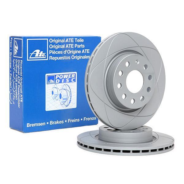 Volkwagen Jetta 4 Performanslı Ön Fren Diski 1.6 TDI 105 Beygir 280 mm Çizgili 2011 Sonrası ATE POWER DISC