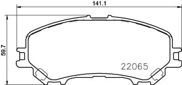 Nissan Qashqai J11 Ön Fren Balatası 2014-2021 BREMBO