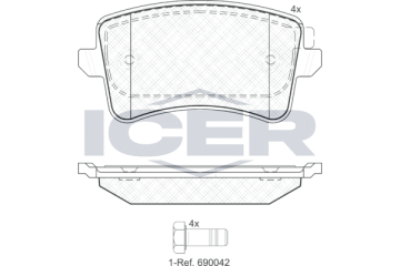 Audi Q5 Arka Fren Balatası Bütün Modellere 2009-2017 ICER