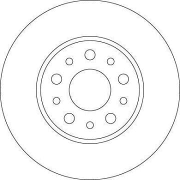 Fiat Egea Sedan/Hatchback/Cross Arka Fren Diski 1.6 Multijet 130 Beygir 251 mm Çap 2020-2026 TRW