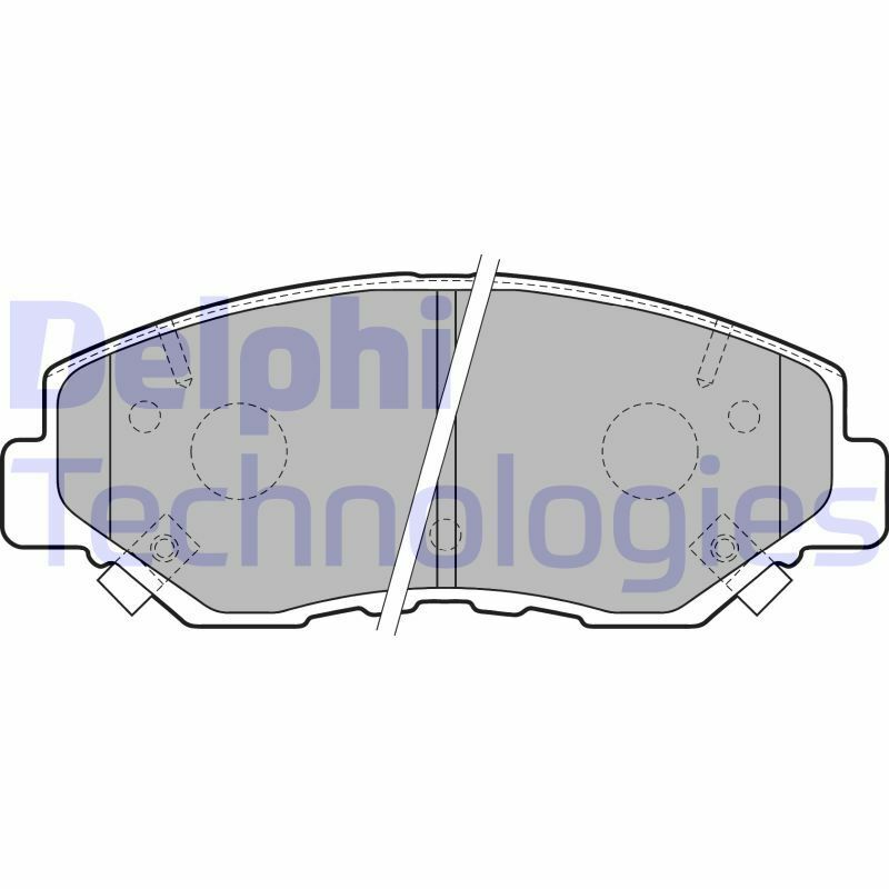Honda Civic Ön Fren Balatası 1.6 Benzinli i-Vtec Sedan FC5 2017 Sonrası DELPHI