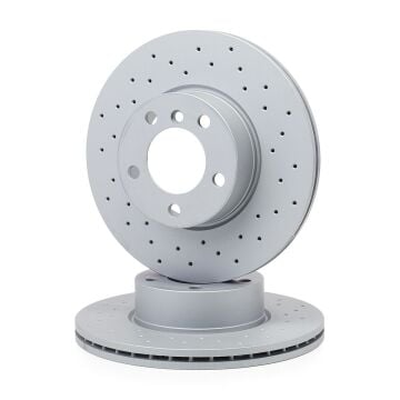 BMW E84 X1 Performanslı Ön Fren Diski 18i sDrive 312 mm Çap Delikli 2010-2015 ZIMMERMANN