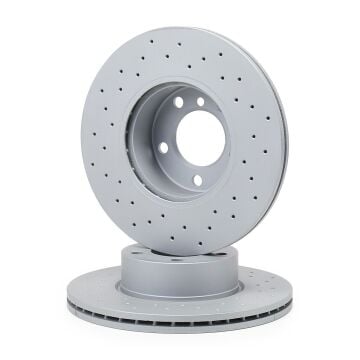 BMW E84 X1 Performanslı Ön Fren Diski 18i sDrive 312 mm Çap Delikli 2010-2015 ZIMMERMANN