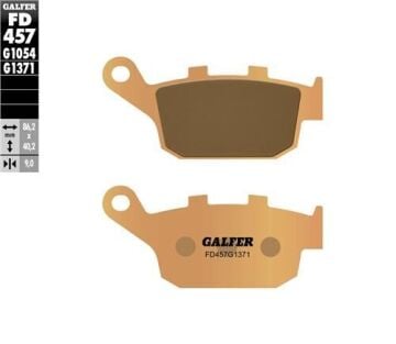 Suzuki V-Strom 250 Arka Fren Balatası 2017-2021 GALFER SİNTER METAL
