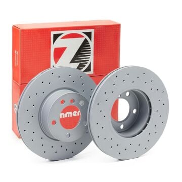 BMW 3 Serisi F30 320d Performanslı Ön Fren Diski 2.0 Dizel 184 Beygir 312 mm Çap Delikli 2012-2019 ZIMMERMANN