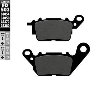 Yamaha NMAX 155 Ön Fren Balatası 2017 Sonrası GALFER YARI METAL SCOOTER