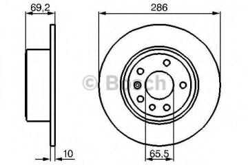 Opel Vectra B Arka Fren Diski 1.8 16V 125 Beygir 1999-2002 BOSCH