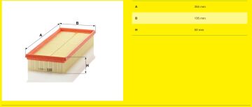 Mercedes E Serisi W211 Kasa E240 Hava Filtresi 177 Beygir 2002-2009 MANN