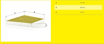 Mercedes E Serisi W211 Kasa E240 Antialerjik Karbonlu Polen Filtresi 177 Beygir 2002-2009 MANN