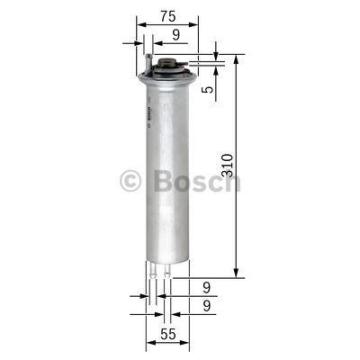 BMW 5 Serisi E39 525i Benzin Filtresi 192 Beygir 1996-2003 BOSCH