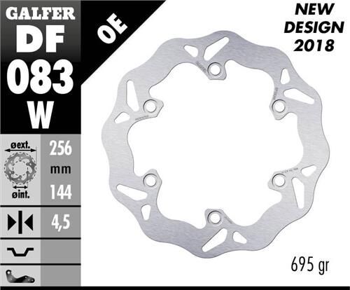 Honda Forza 250 Ön Fren Diski 256 mm 2018 Sonrası GALFER DALGALI SABİT DİSK