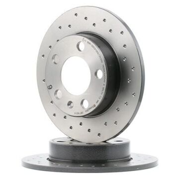 Audi A1 Performanslı Arka Fren Diski Bütün Modellere 230 mm Çap Delikli 2010-2018 BREMBO XTRA