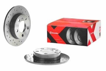 Volkswagen Polo 5 GTI Performanslı Arka Fren Diski 1.4 TSI 180 Beygir 230 mm Çap 2010-2017 BREMBO XTRA
