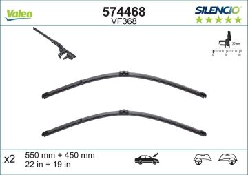Opel Astra H GTC Ön Silecek Seti Sol Sağ Takım 2005-2010 VALEO