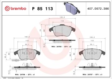 Audi A4 Ön Fren Balatası 2.0 TDI 143 Beygir 314 mm Disk İçin 2008-2015 BREMBO