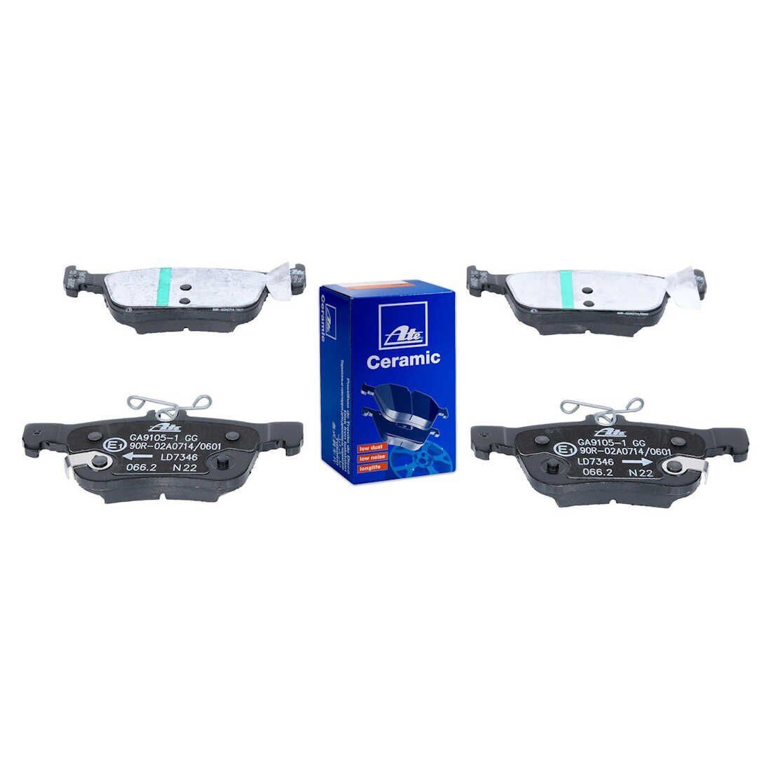 Ford Focus 4 Performanslı Seramik Arka Fren Balatası 1.5 Dizel 120 Beygir 2018 Sonrası ATE SERAMİK