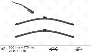 Mercedes CLA Serisi 117 Kasa Ön Silecek Seti Sağ Sol Takım 2016-2019 SWF