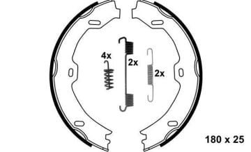 Mercedes E Serisi W211 Kasa E270 CDI El Fren Balatası 2002-2009 ATE ORIGINAL