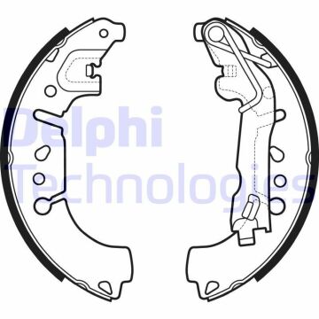 Fiat Egea Sedan/Hatchback/Station Arka Kampana Fren Balatası 1.4 Benzinli 95 Beygir 2015-2020 DELPHI