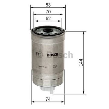 Hyundai i30 Mazot Filtresi 1.6 CRDi 136 Beygir 2015-2016 BOSCH